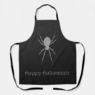 Tablier Halloween argentée