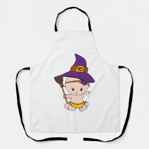Tablier Halloween Baby Witch Drôle Cadeau Femme Enceinte