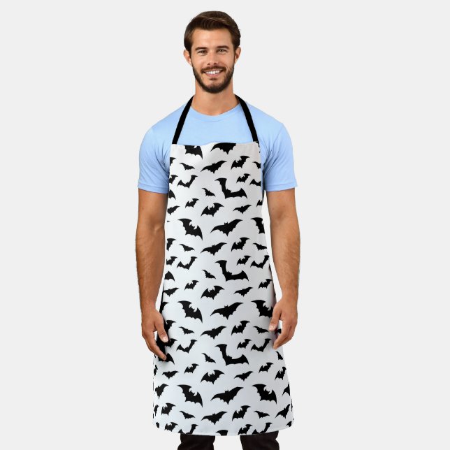 Tablier Halloween Bats Apron (Porté)