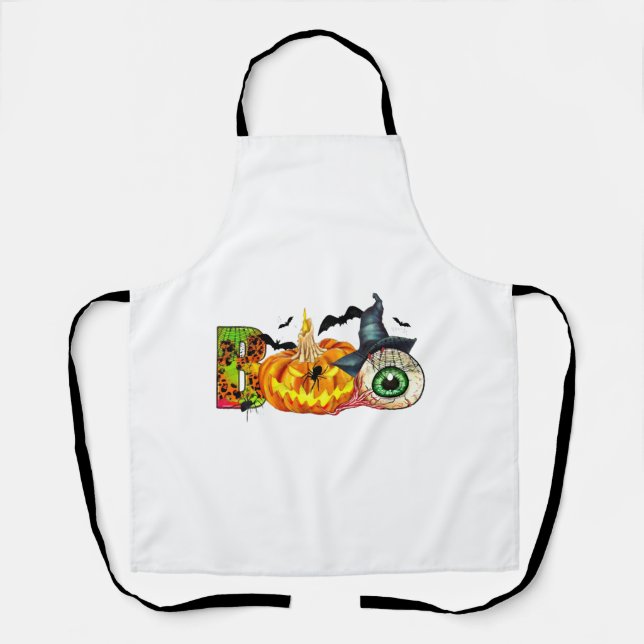 Tablier Halloween Boo (Recto)