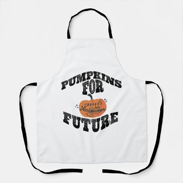 Tablier Halloween Citrouille (Recto)