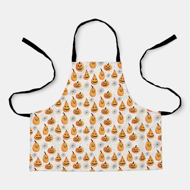 Tablier Halloween Citrouille Apron (Recto)