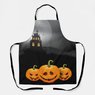 Tablier Halloween Citrouille Apron