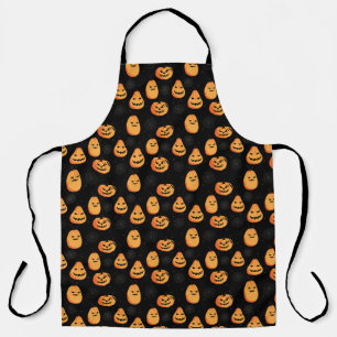 Tablier Halloween Citrouille Apron
