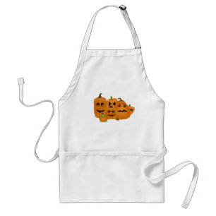 Tablier Halloween Citrouille Apron