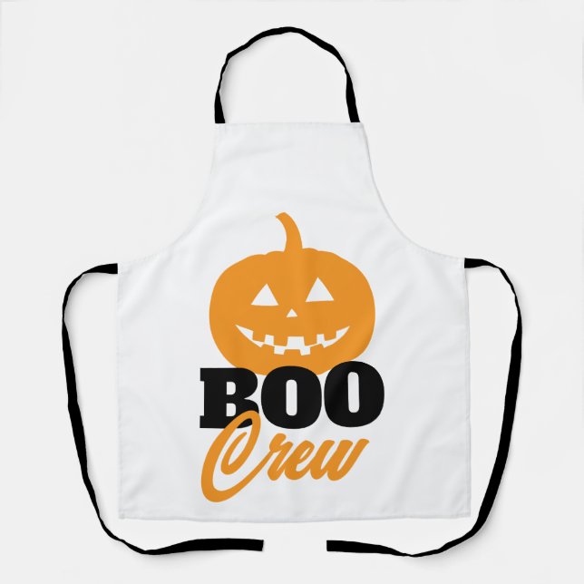 Tablier Halloween citrouille de l'équipage de BOO (Recto)