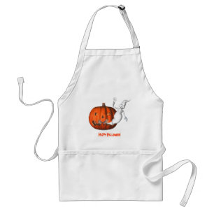 Tablier Halloween Cute Ghost Jack-o'-lantern