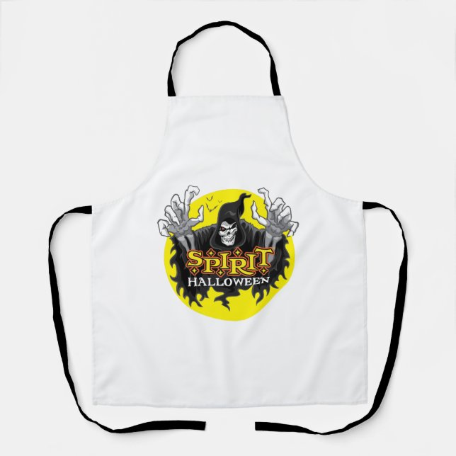 Tablier Halloween de l'esprit (Recto)