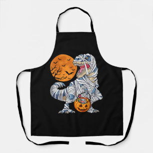 Tablier Halloween Dinosaur T rex Citrouille maman