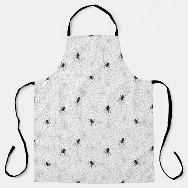 Tablier Halloween éffrayante Déplaisante Spider Web (Recto)