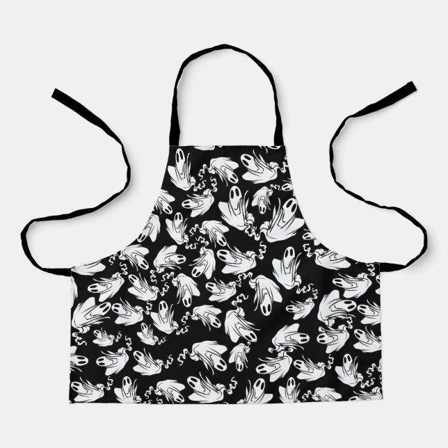 Tablier Halloween Fantômes (Recto)