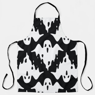 Tablier Halloween Ghost Éffrayant Motif sans couture