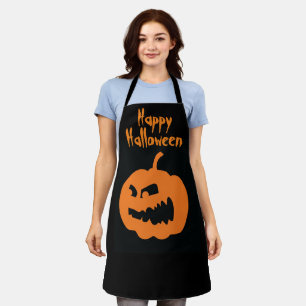 Tablier Halloween Jack-O-Lantern Design