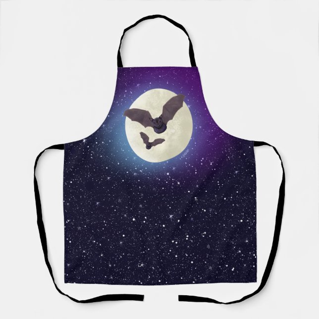 Tablier Halloween KiniArt Bat (Recto)