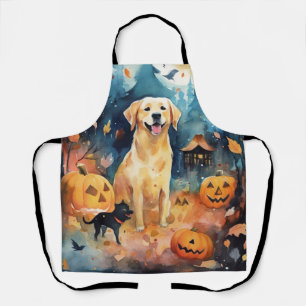 Tablier Halloween Lappund Finlandais Avec Des Citrouilles 