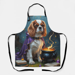 Tablier Halloween lunique Cavalier King Charles Spaniel