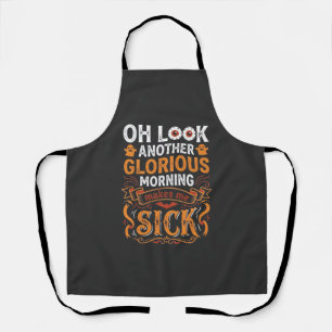 Tablier Halloween Matin Glorieux Me Rend Malade Design_1