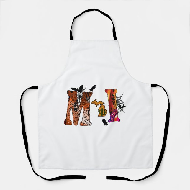 Tablier Halloween Michigan (Recto)