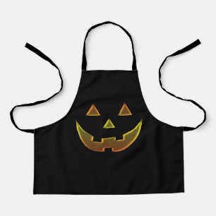 Tablier Halloween noir Jack-o'-lantern costume enfants