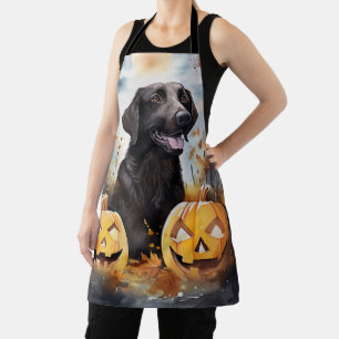 Tablier Halloween Nouvelle-Écosse avec la peur Citrouille