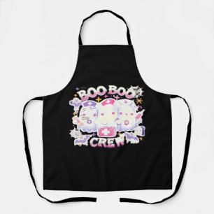 Tablier Halloween Nurse Ghost Squad Boo Boo Crew Drôle Spo