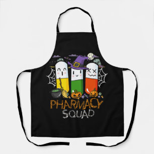 Tablier Halloween Pharmacy Squad PIlls Costume Pharmaciste
