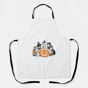 Tablier halloween pour Chat Mignon Chatons Fantôme Squelet