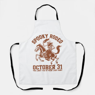 Tablier Halloween Rodéo éffrayant 31 octobre