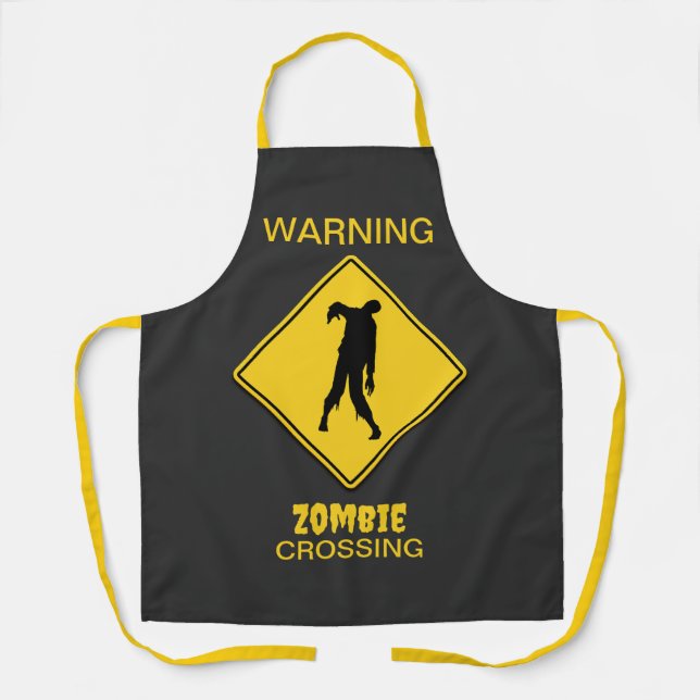 Tablier Halloween Zombie (Recto)
