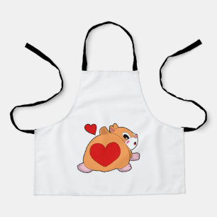 Tablier Hamster au coeur