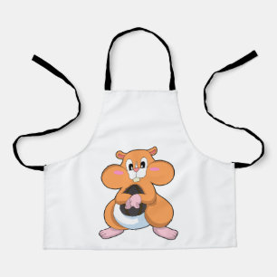 Tablier Hamster avec noyer