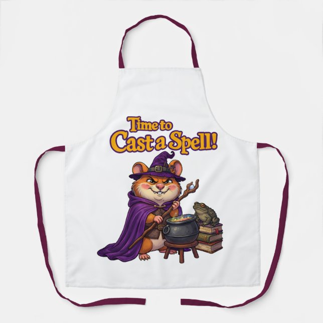 Tablier Hamster Magicien Mignon  (Recto)