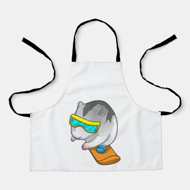 Tablier Hamster Snowboard Snowboard (Recto)
