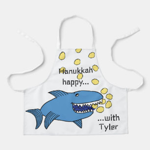 Tablier Hanoukka Happy Shark Apron