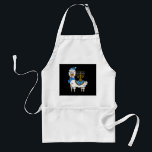 Tablier Hanoukka Llama Menorah Chanukah Alpaca Cute Cadeau<br><div class="desc">Hanoukka Llama Menorah Chanukah Alpaca mignon cadeau femmes filles. Llama cadeau d'anniversaire,  Llamas cadeau Amoureux des animaux,  Cool Llama cadeau! !</div>