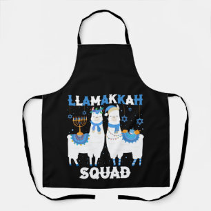 Tablier Hanukkah Llama Christmas Happy Llamakah Squad Cute