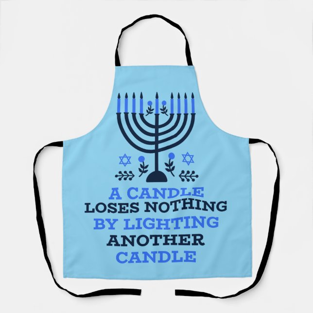 Tablier Hanukkah Quote Apron (Recto)
