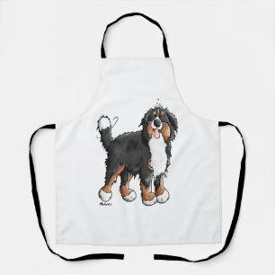 Tablier Happy Bernese Mountain Dog - Comic - Chiens - Cart