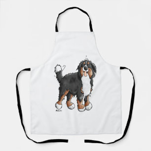Tablier Happy Bernese Mountain Dog - Comic - Chiens - Cart