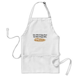 Tablier Happy Heart Happy Belly Pizza Apron