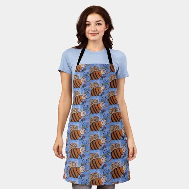 Tablier Happy Honey Bee Apron (Porté)