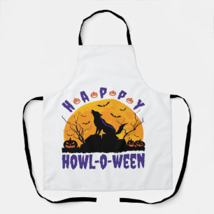 Tablier Happy Howl O Ween Hurlement Halloween Chien Essent