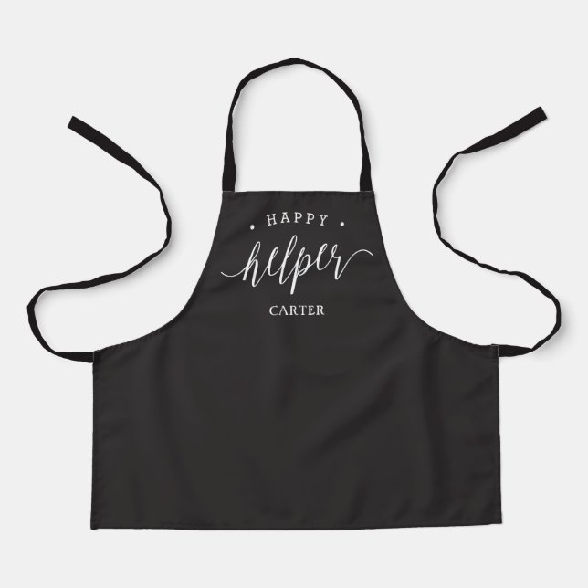 Tablier Happy Little Helper Editable Color Kid Apron (Recto)