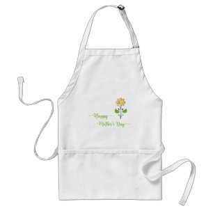Tablier Happy-Mères-avec Fleur unique