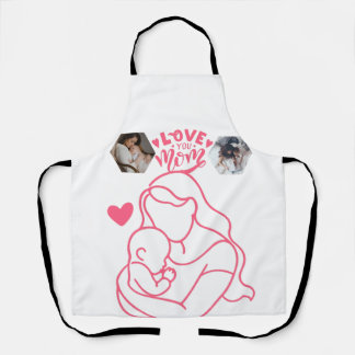 Tablier Happy Mother's Day. Apron's gift for your Mommy