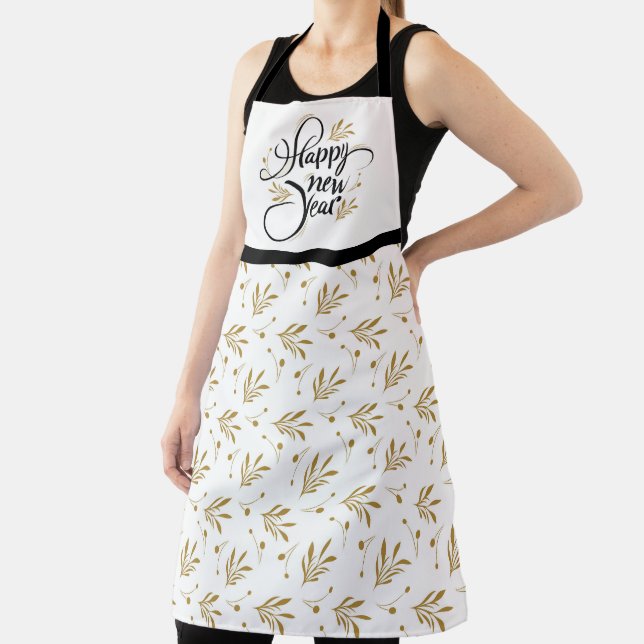 Tablier Happy New Year All-Over Print Apron (Insitu)