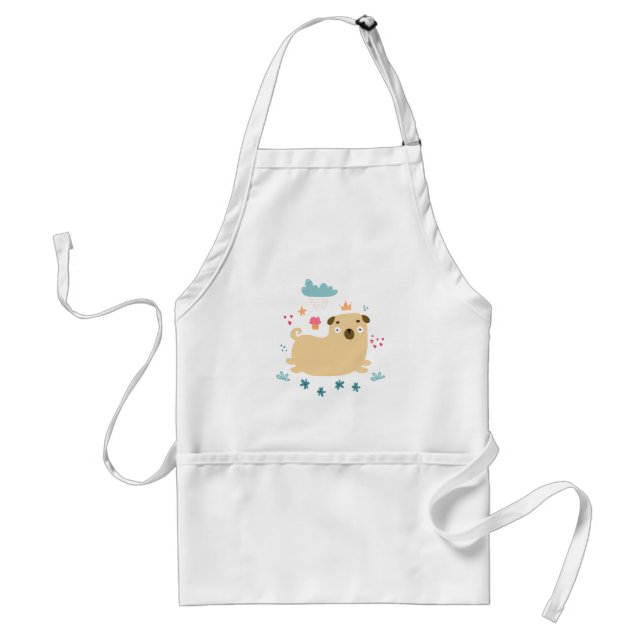 Tablier Happy Puggy Apron (Devant)