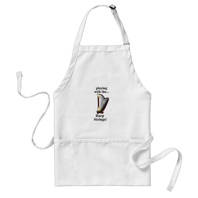 Tablier Harpe Instrument de musique Harpe  (Devant)
