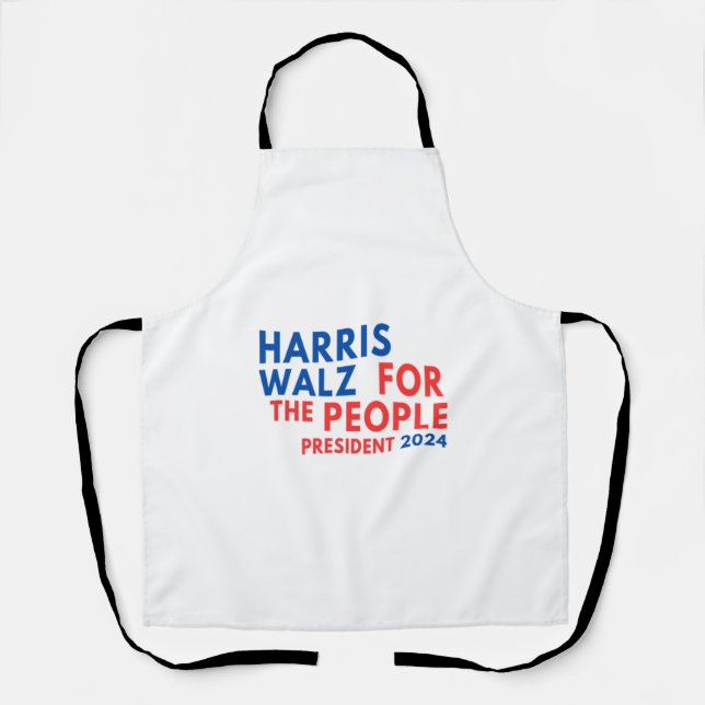 Tablier Harris Walz 2024 Pour Le Peuple (Recto)