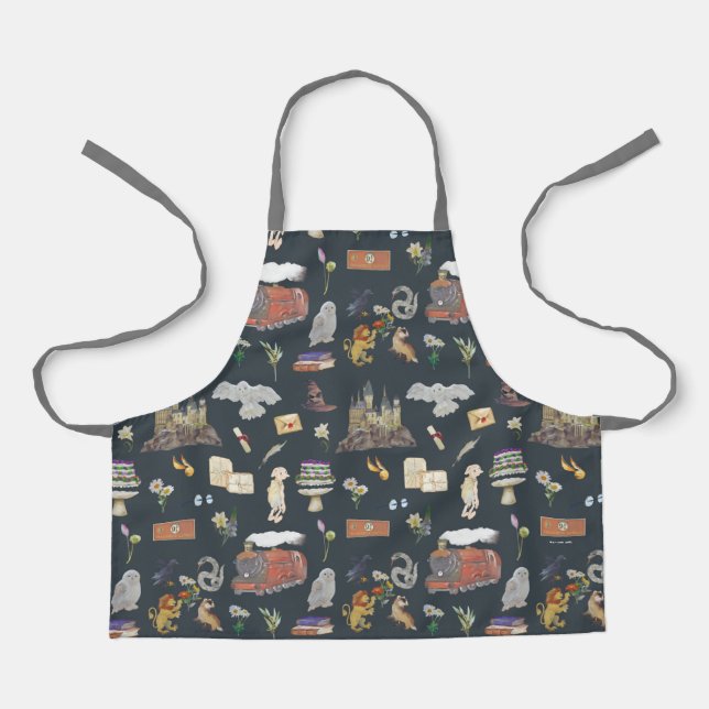 Tablier HARRY POTTER™ | Motif icônes (Recto)